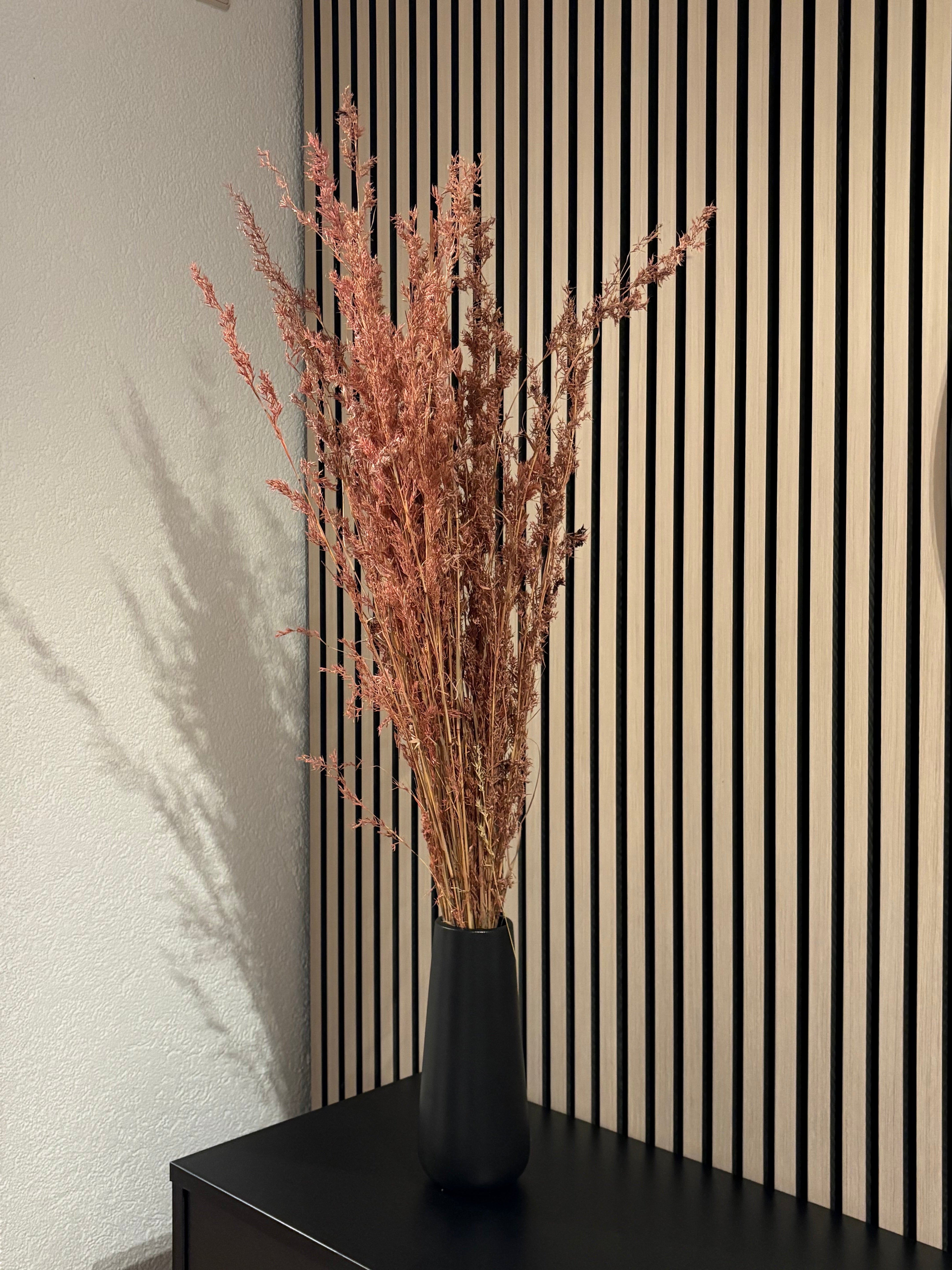 Alfonso Gras rosa, 8 Stiel, 1,0 m, rosa, Ziergras getrocknet, Trockenblume, Gras, Deko, nachhaltig aus der EU