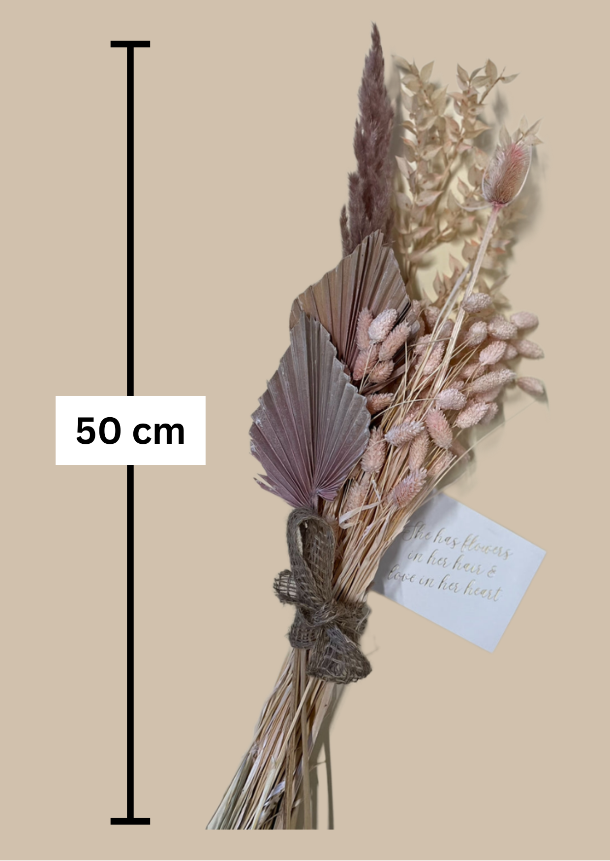 DIY Bundle "Altrosa" 50cm Höhe