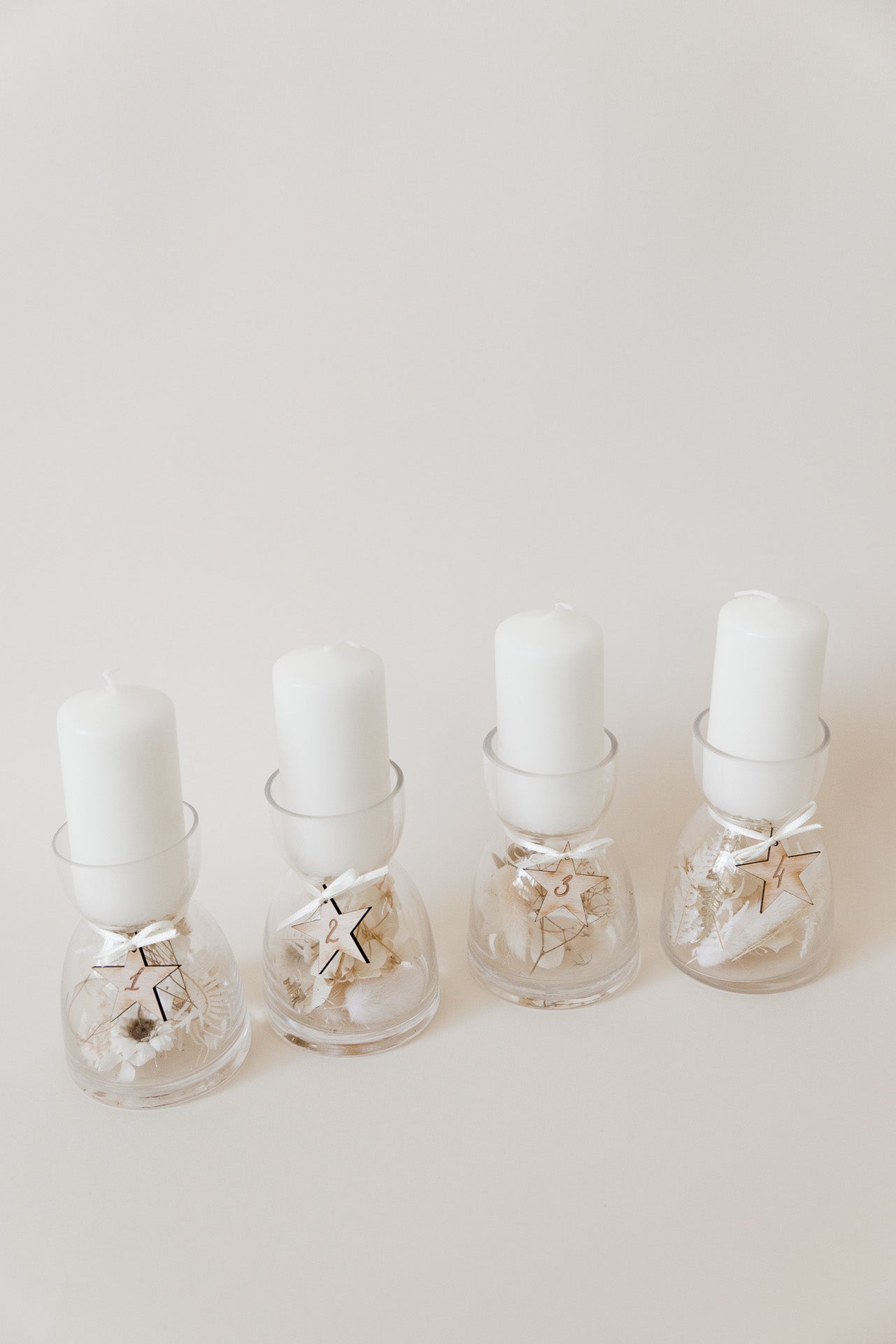 Adventlichter "Stars" 4 Stück