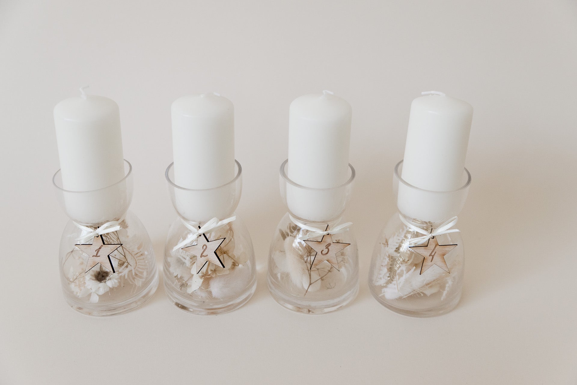 Adventlichter "Stars" 4 Stück