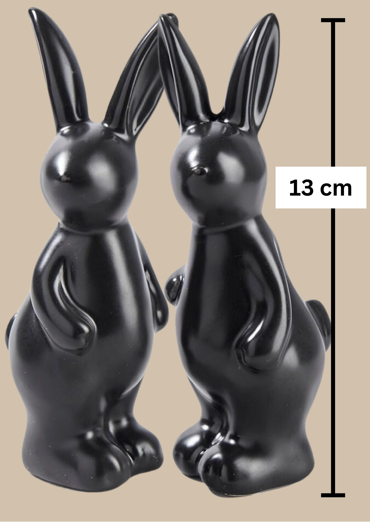 Keramik Hase "Bonni & Clyde" 13 cm