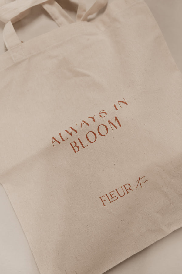 "Always in Bloom" Tote Bag