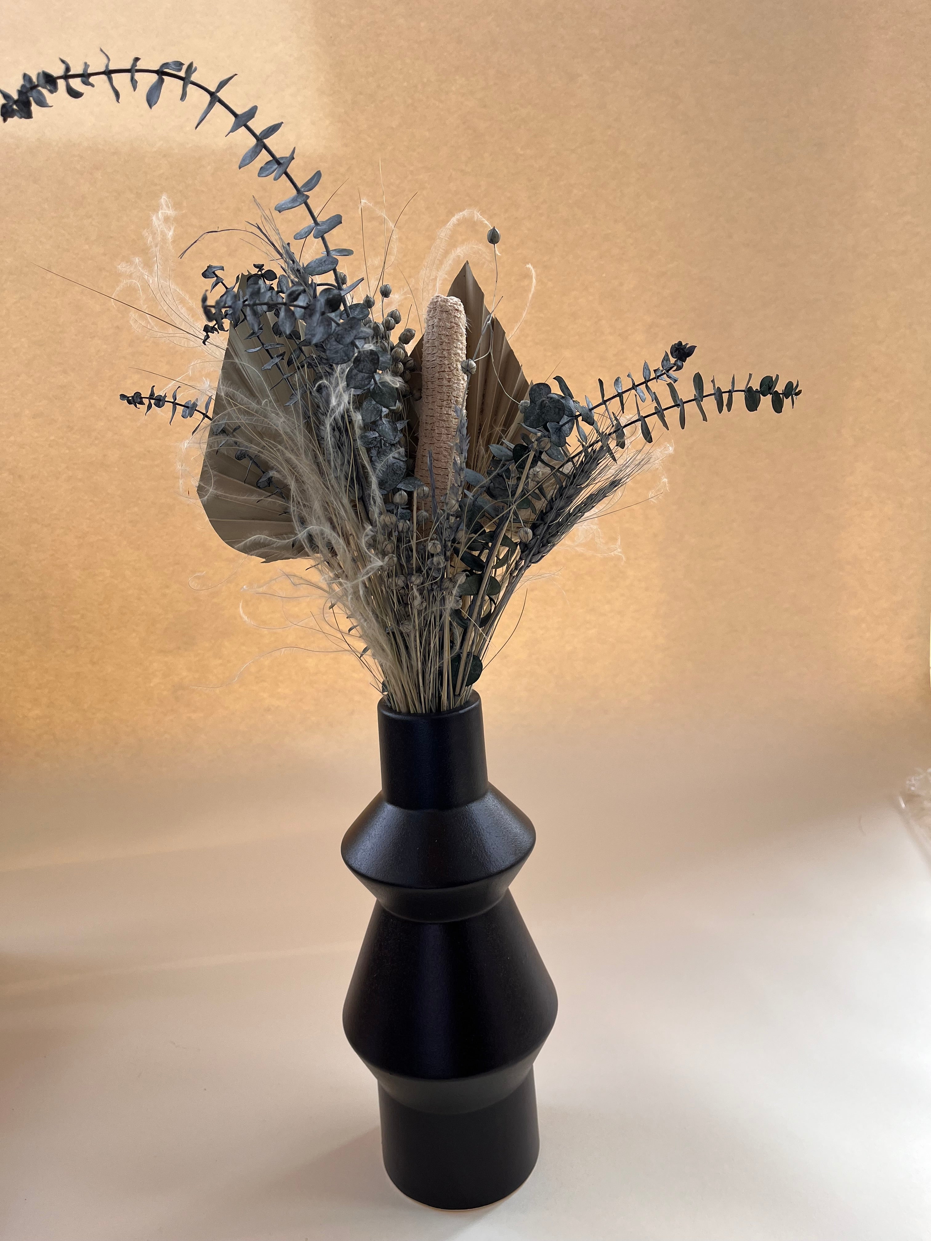 Keramik Vase "Vintage" schwarz