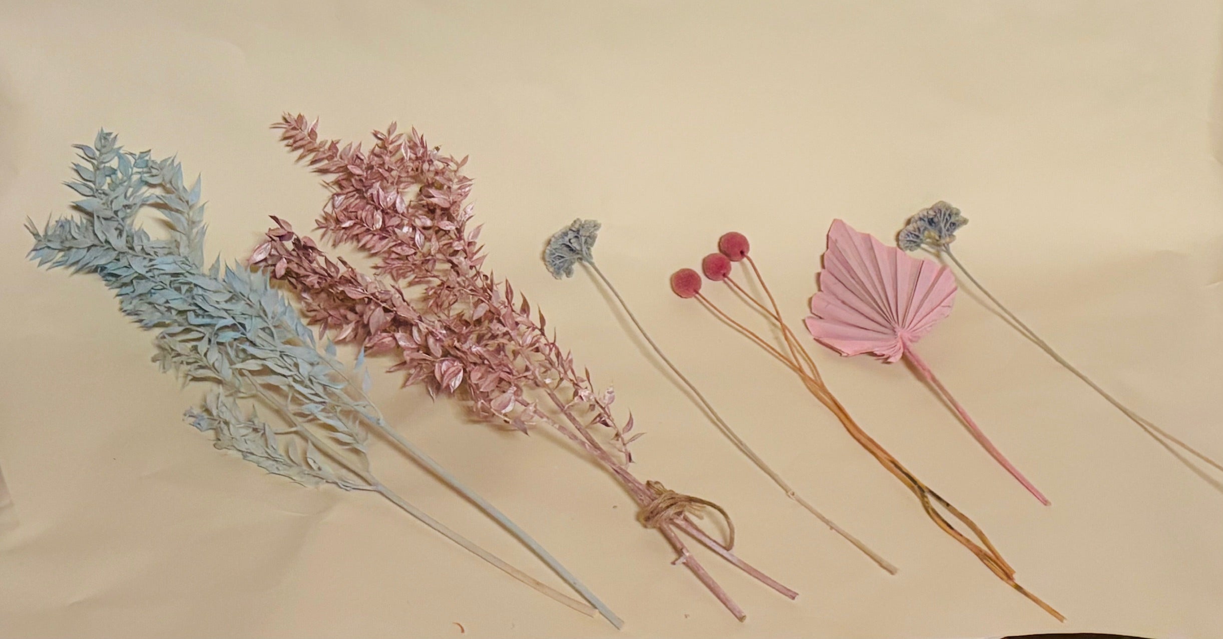 DIY Bundle "pastell rosa blau" 50cm Höhe