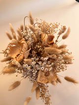 Messeartikel - natürlicher Trockenblumenstrauß inkl. Vase