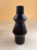Keramik Vase "Vintage", schwarz