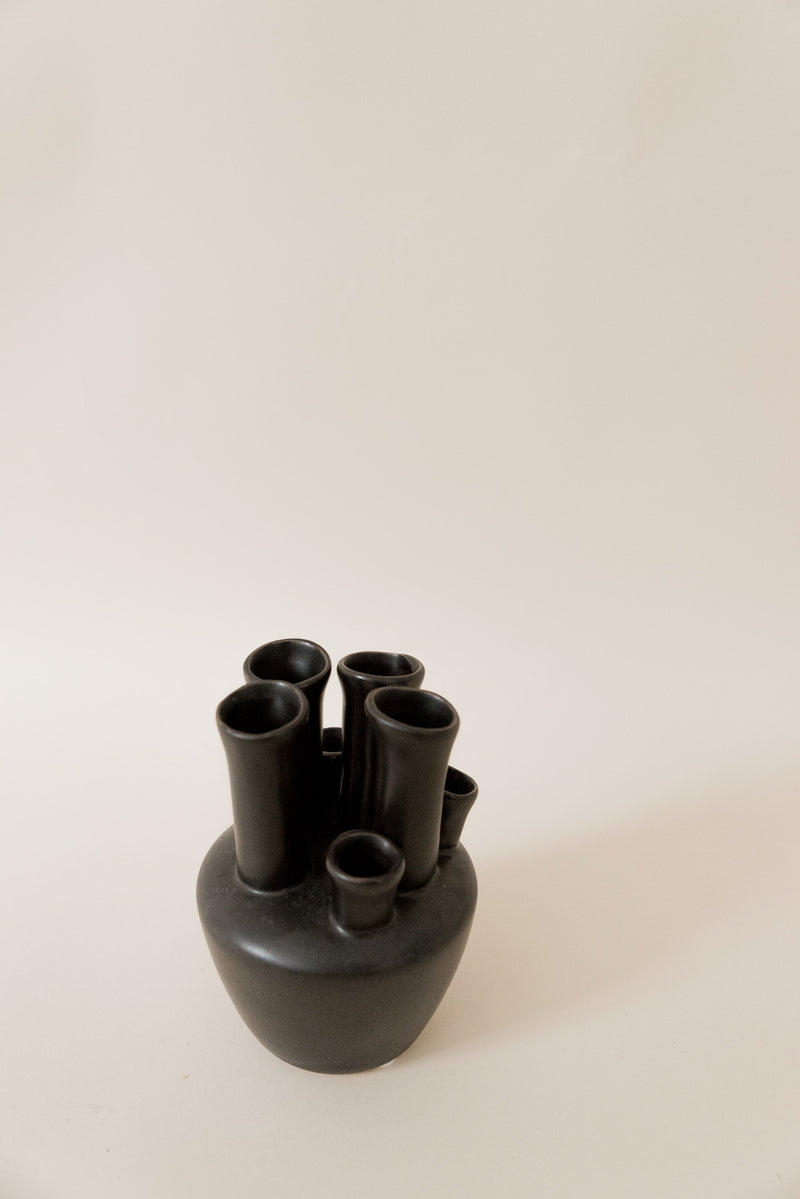 Vase „Tube“ schwarz